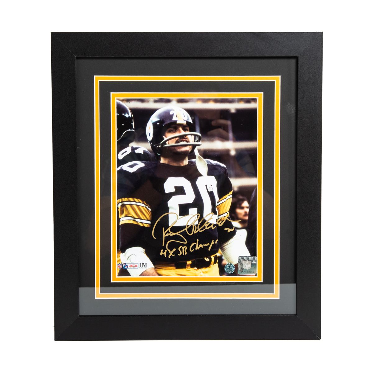 Pittsburgh Steelers #20 Rocky Bleier Signed & Framed 8x10 Photo Sideline 7 Pittsburgh Steelers #20 Rocky Bleier Signed & Framed 8x10 Photo Sideline