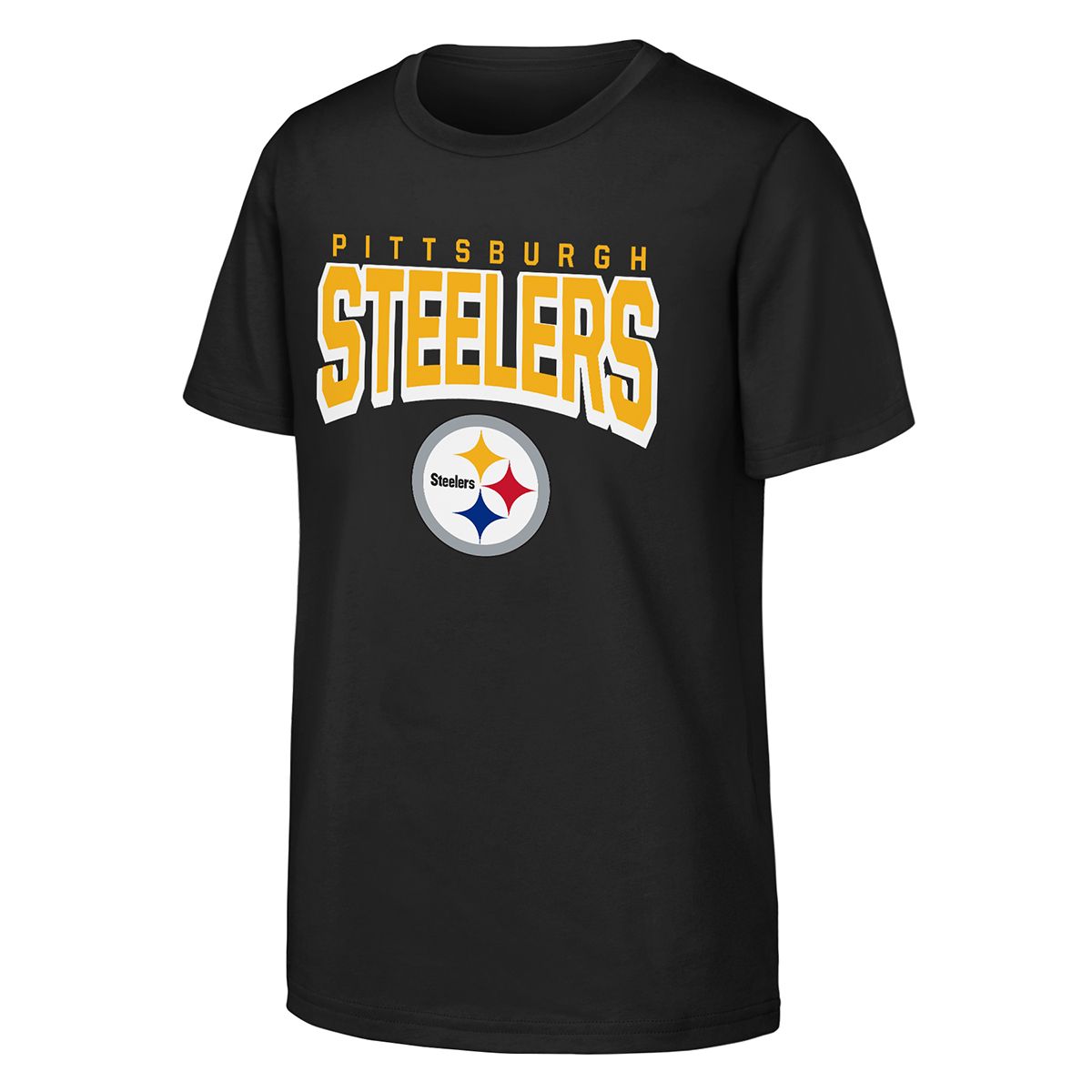 Pittsburgh Steelers Youth On The Block Custom Short Sleeve T-Shirt