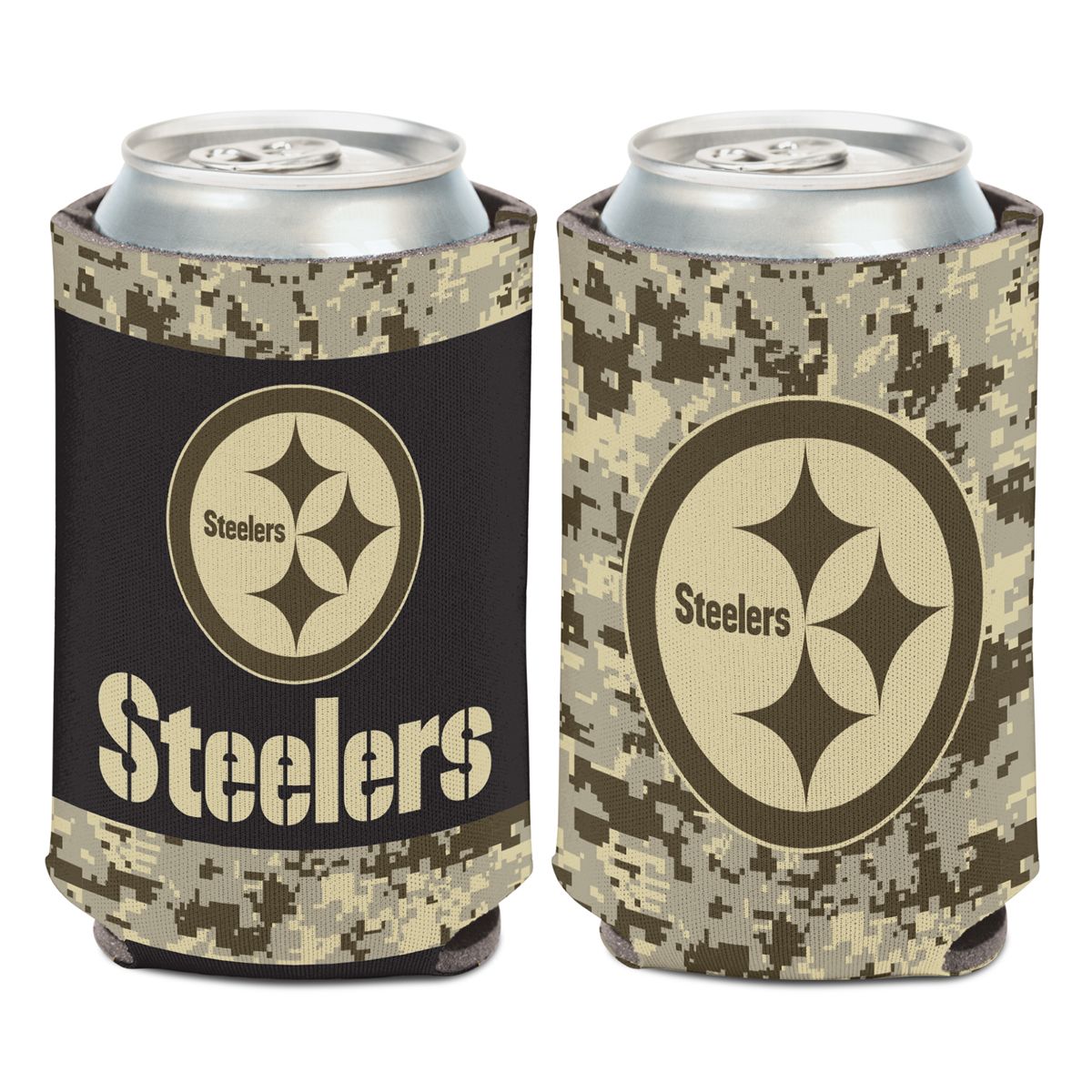 Pittsburgh Steelers 12oz. Digi Camo Can Coolie