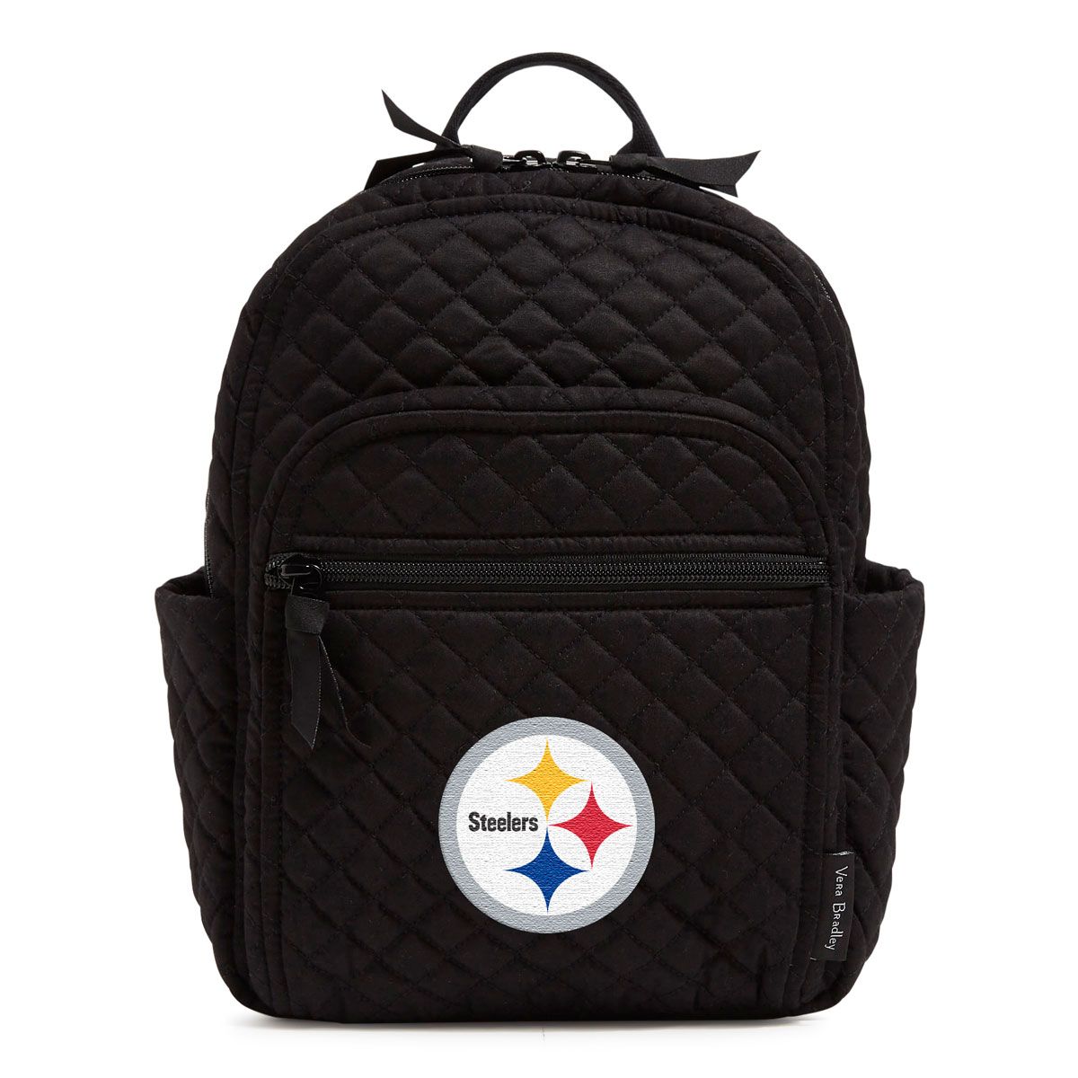 Pittsburgh Steelers Vera Bradley Solid Black Small Backpack 5 Pittsburgh Steelers Vera Bradley Solid Black Small Backpack