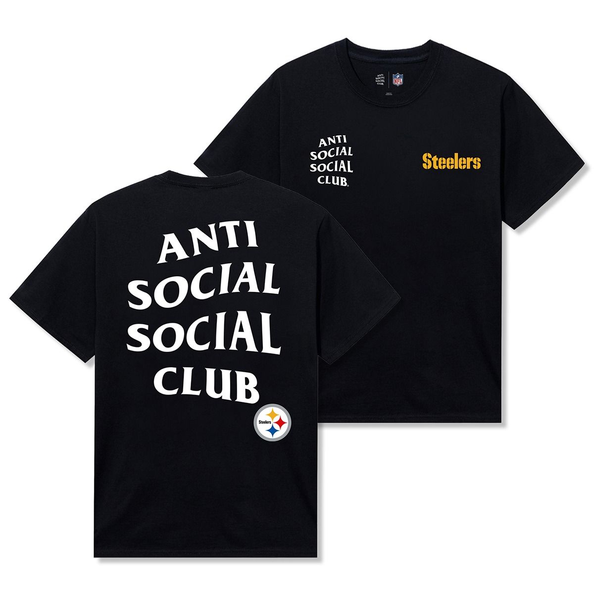 Pittsburgh Steelers Men's Anti Social Social Club Snap Tee