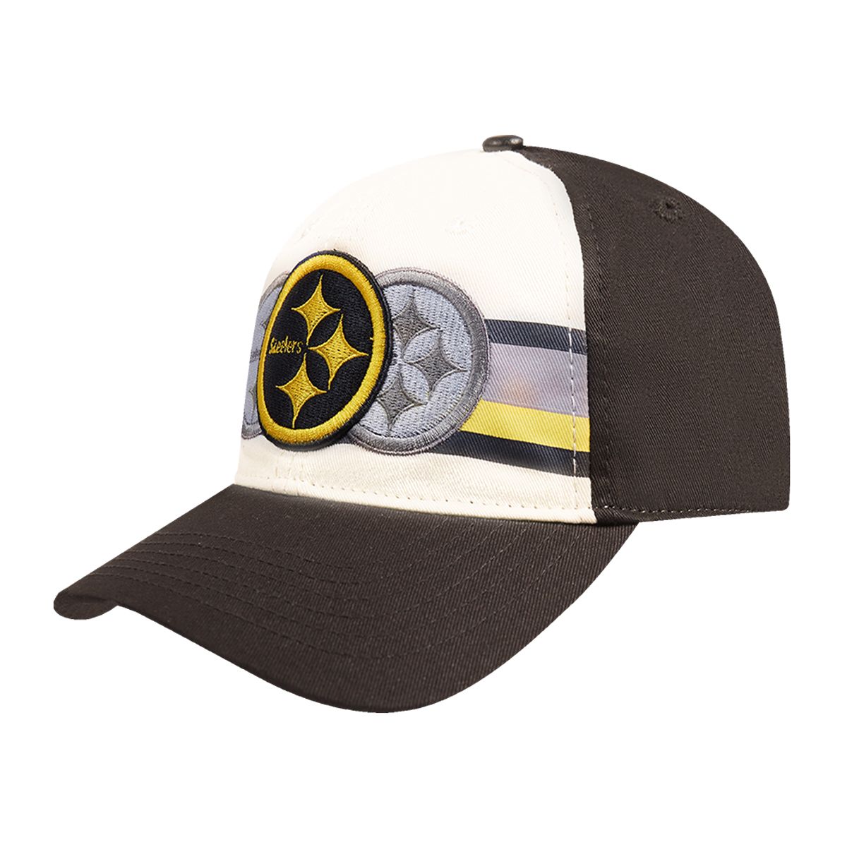Pittsburgh Steelers Pro Standard Retro Striper Snapback Color Rush Hat