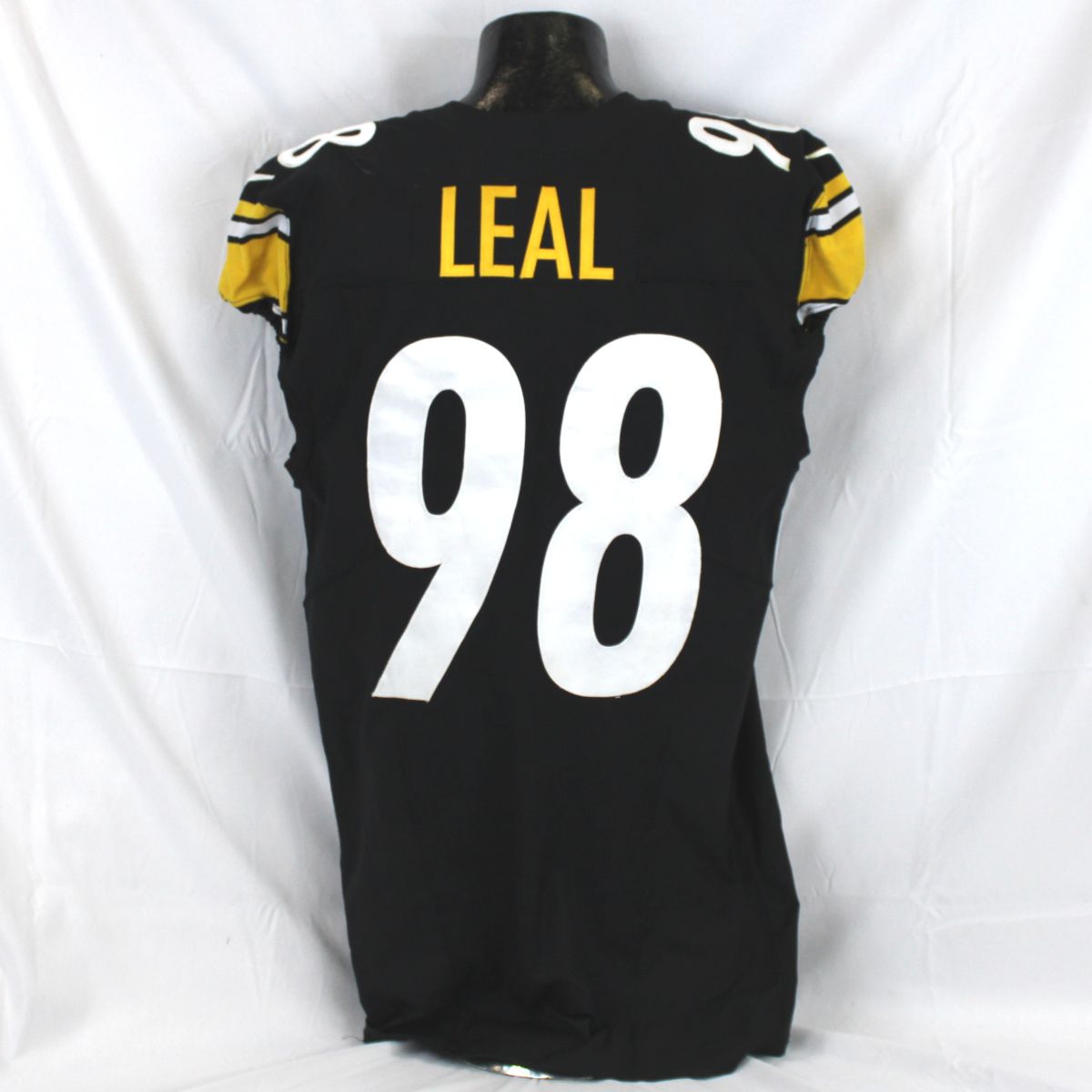 Pittsburgh Steelers #98 DeMarvin Leal Home Game Used Jersey* Dublin Game