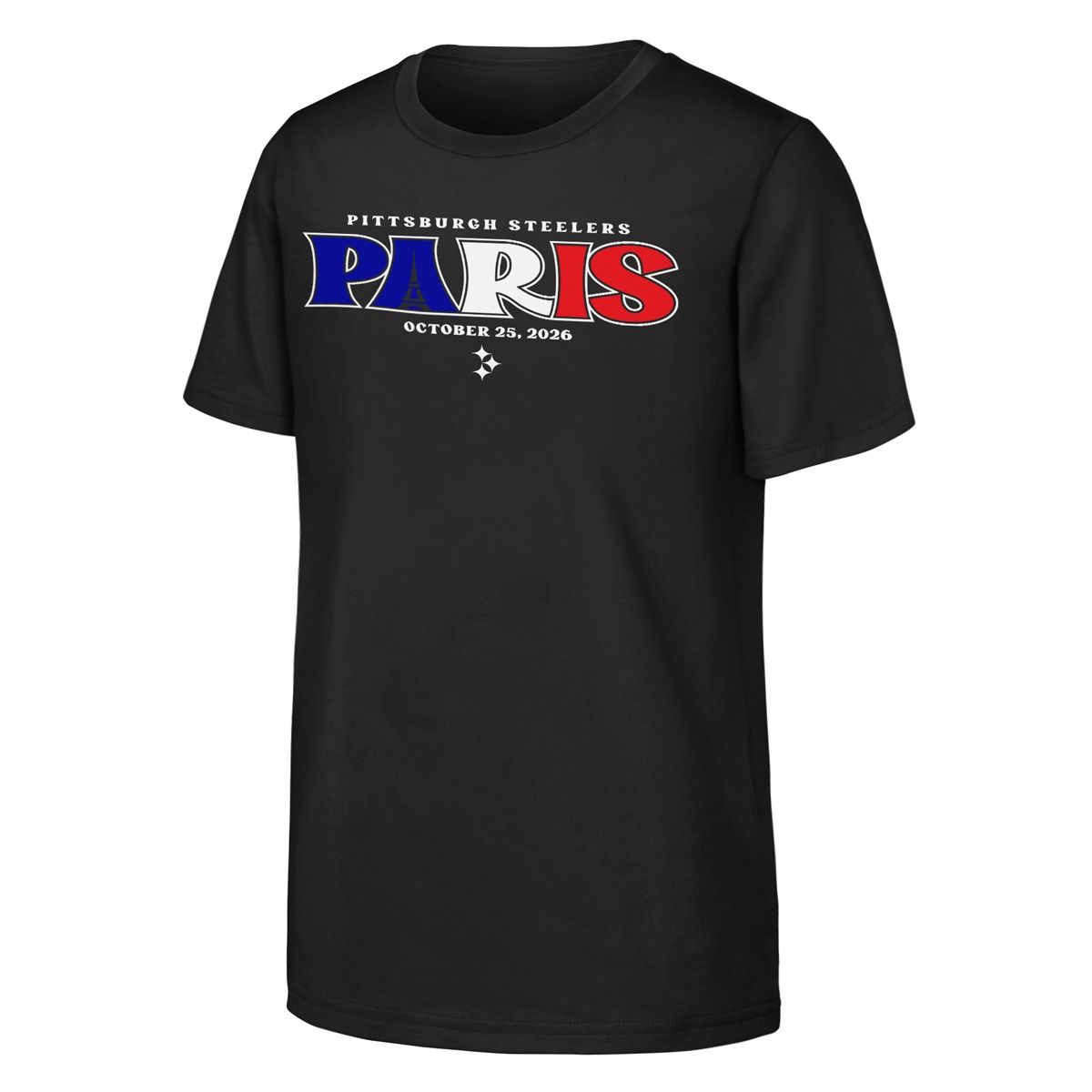 Pittsburgh Steelers Youth Paris Short Sleeve T-Shirt