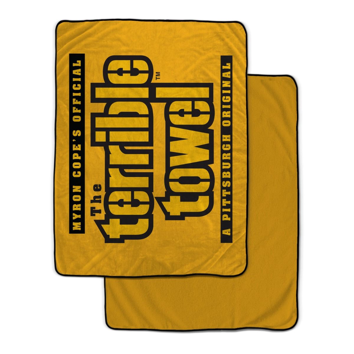 Pittsburgh Steelers Terrible Towel Double Plush 60" x 80" Blanket 12 Pittsburgh Steelers Terrible Towel Double Plush 60" x 80" Blanket