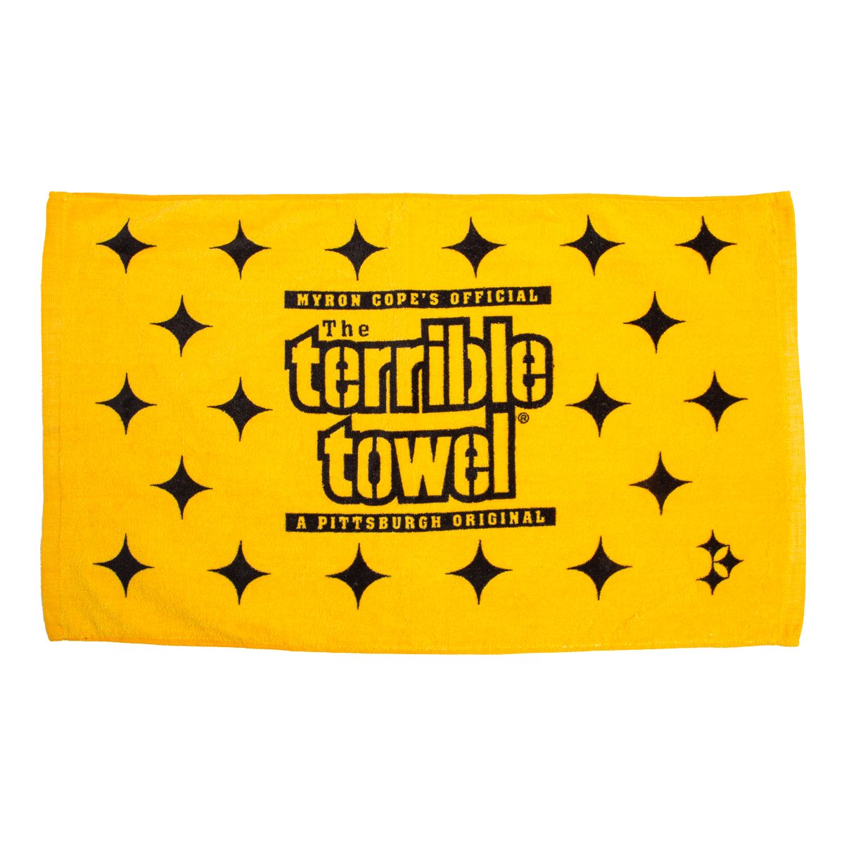 Pittsburgh Steelers Gold With Black Hypocycloid Terrible Towel® 1 Pittsburgh Steelers Gold With Black Hypocycloid Terrible Towel®