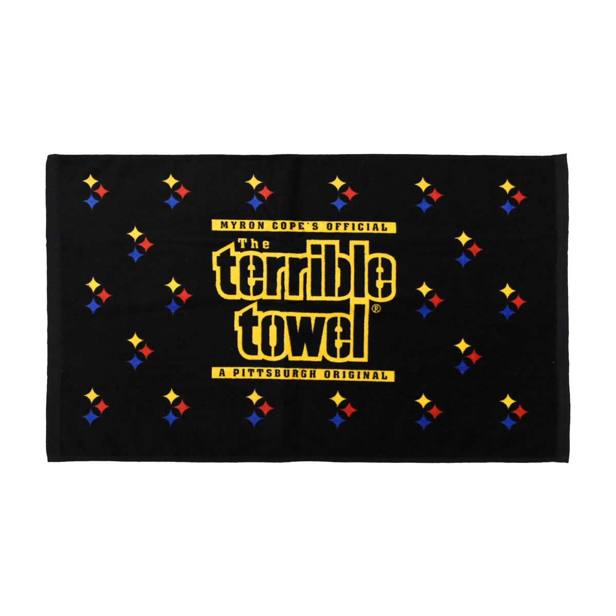Pittsburgh Steelers Black Allover Tri Hypocycloid Terrible Towel® 2 Pittsburgh Steelers Black Allover Tri Hypocycloid Terrible Towel®