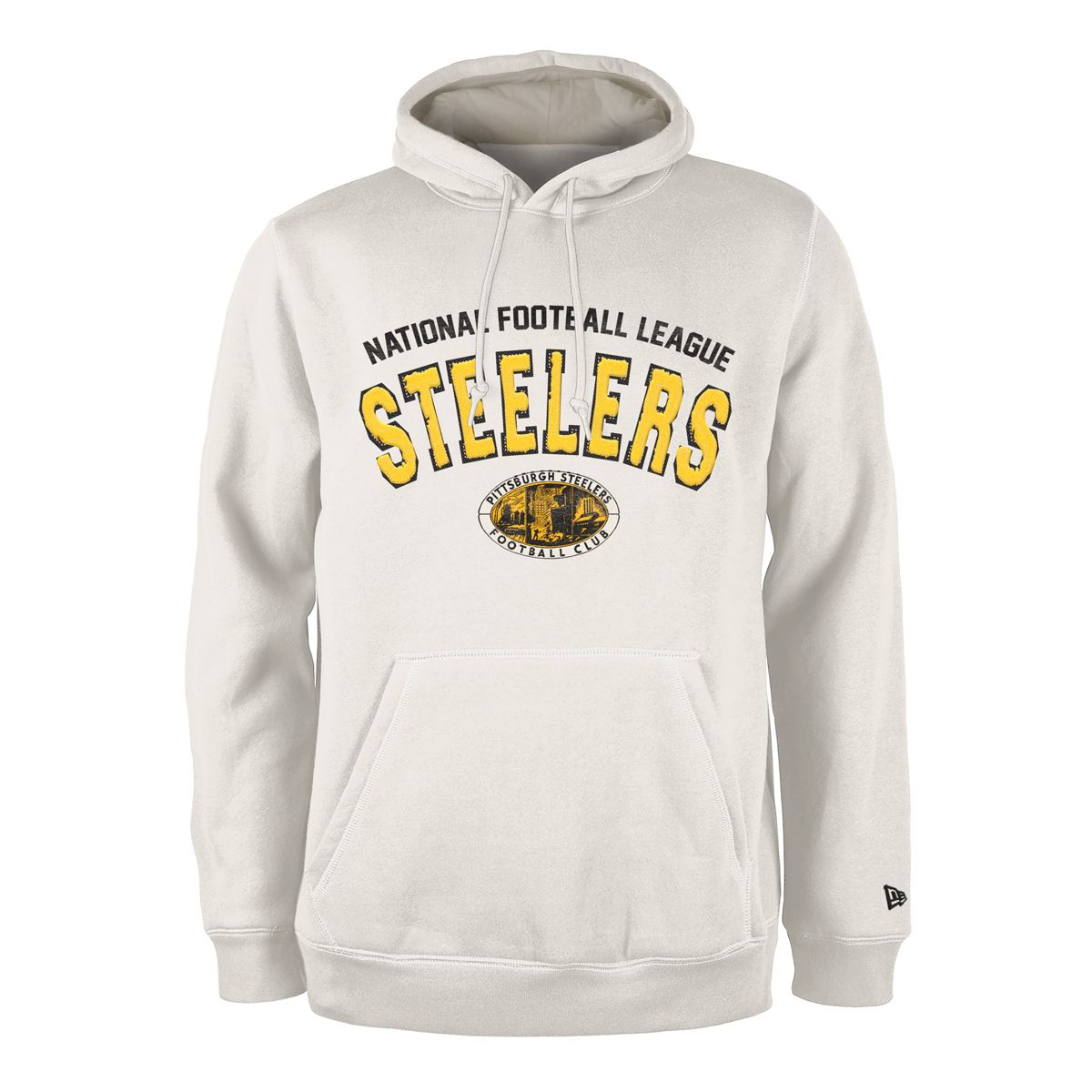 Pittsburgh Steelers Men's New Era Historic Pullover Fleece Hoodie