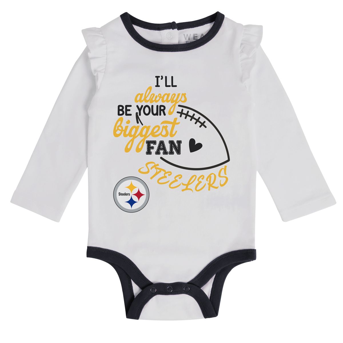 Pittsburgh Steelers Newborn 3 Piece Tutu Skirt Set 2 Pittsburgh Steelers Newborn 3 Piece Tutu Skirt Set