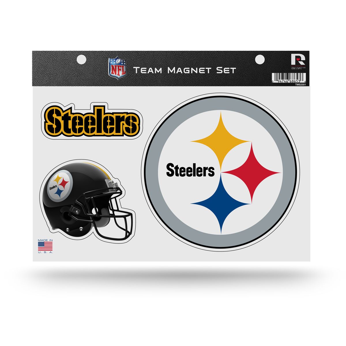 Pittsburgh Steelers 3 Piece Magnet Set