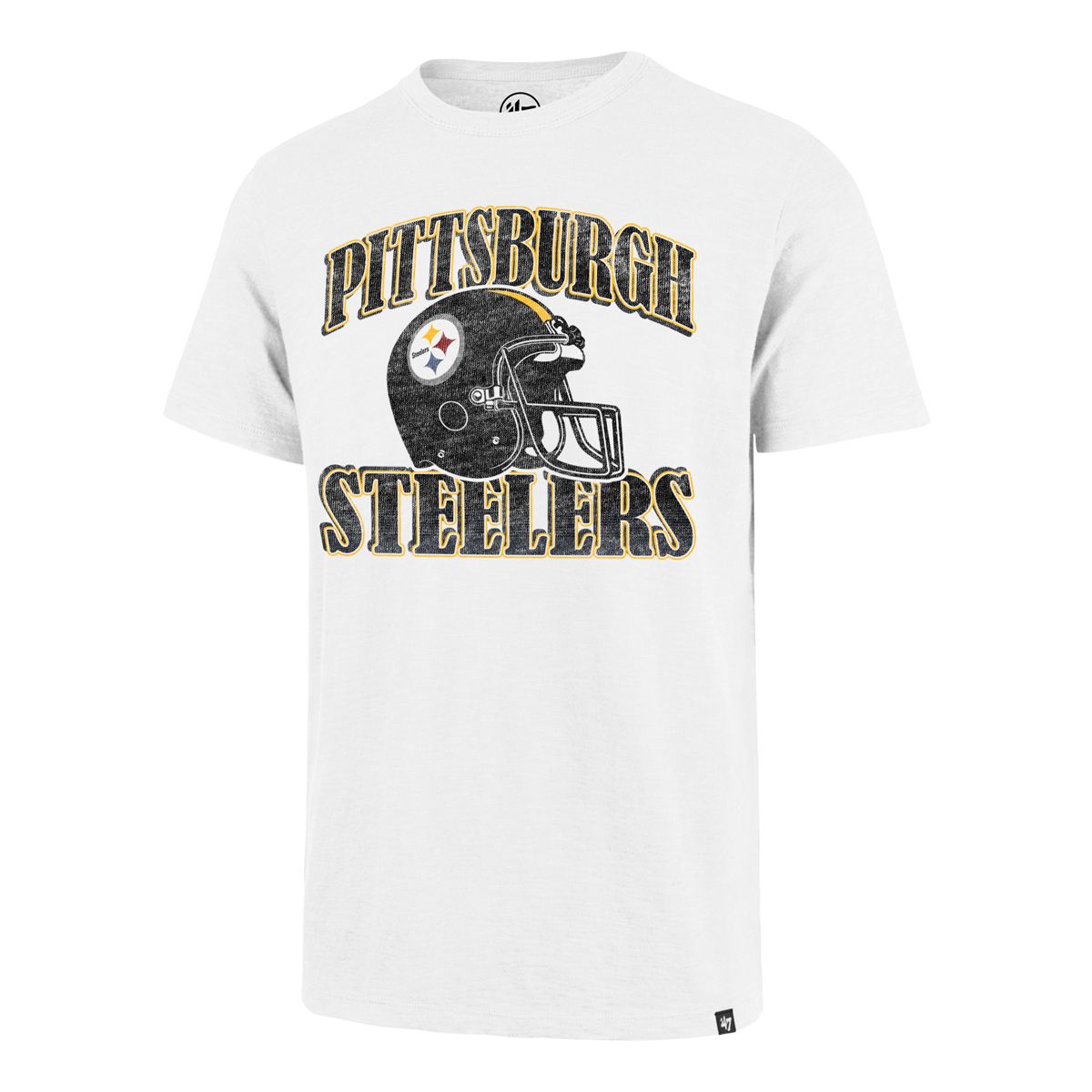 Pittsburgh Steelers Men's '47 Brand Overrun Scrum Short Sleeve T-Shirt 7 Pittsburgh Steelers Men's '47 Brand Overrun Scrum Short Sleeve T-Shirt