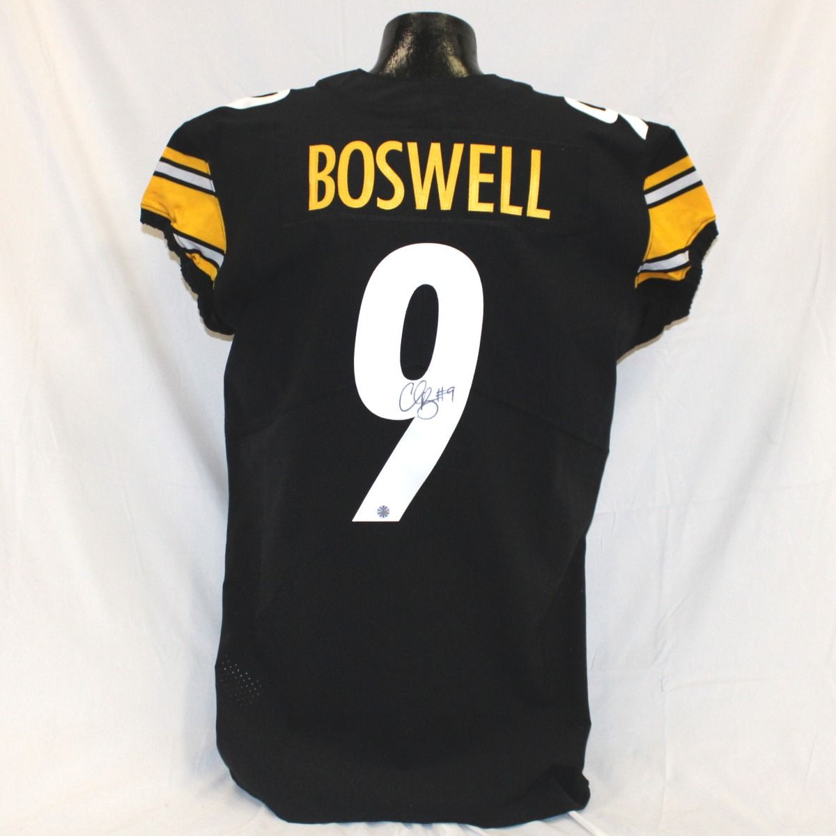 Pittsburgh Steelers #9 Chris Boswell Autographed Nike Elite On-Field Custom Jersey 3 Pittsburgh Steelers #9 Chris Boswell Autographed Nike Elite On-Field Custom Jersey