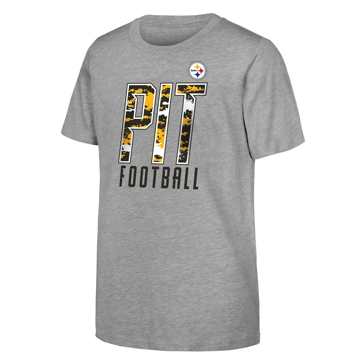 Pittsburgh Steelers Youth Team Camo Short Sleeve T-Shirt 3 Pittsburgh Steelers Youth Team Camo Short Sleeve T-Shirt