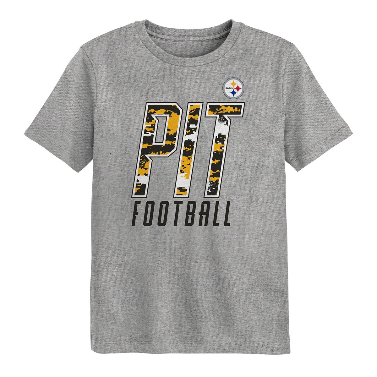 Pittsburgh Steelers Little Boy's Team Camo Short Sleeve T-Shirt 1 Pittsburgh Steelers Little Boy's Team Camo Short Sleeve T-Shirt