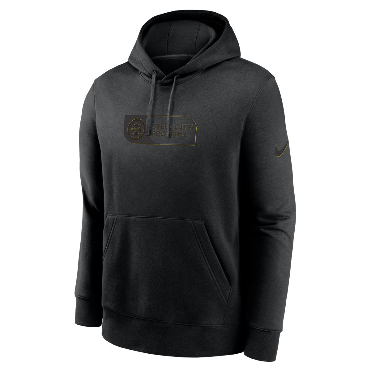 Pittsburgh Steelers Men's Nike Edge Club Fleece Pullover Hoodie 7 Pittsburgh Steelers Men's Nike Edge Club Fleece Pullover Hoodie