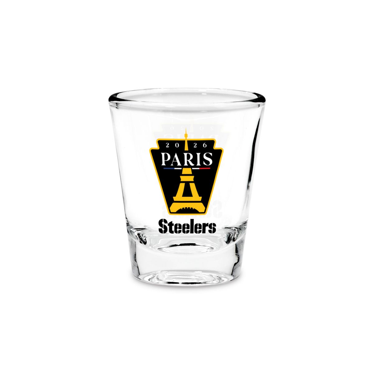 Pittsburgh Steelers Paris Clear Shot Glass