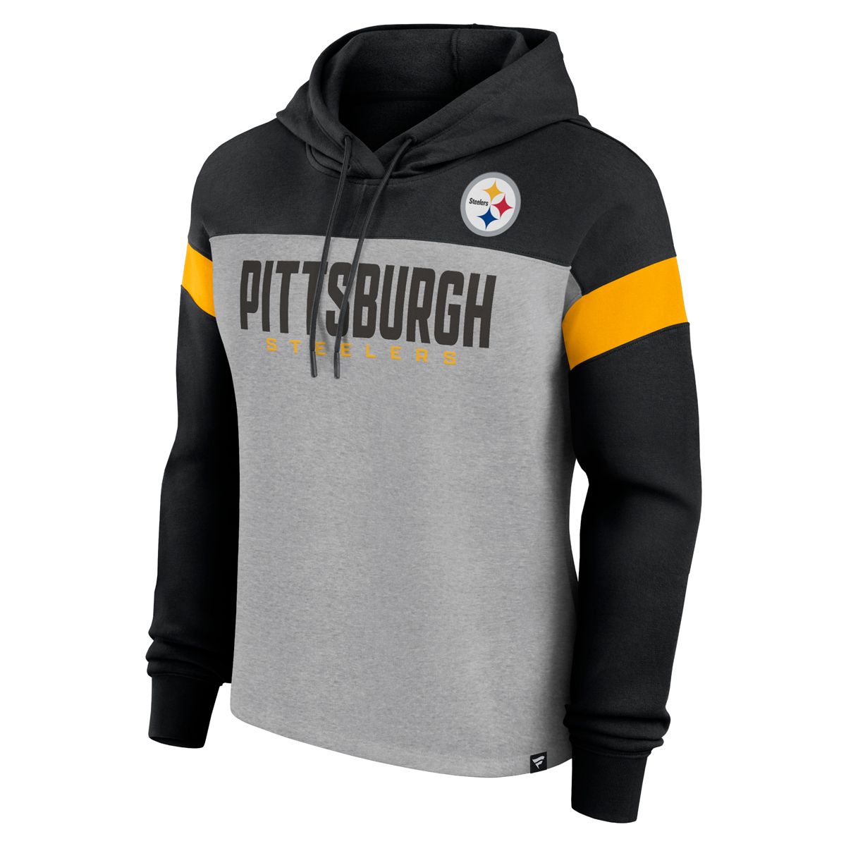 Pittsburgh Steelers Women's Bold Play Call Pullover Fleece Hoodie 7 Pittsburgh Steelers Women's Bold Play Call Pullover Fleece Hoodie