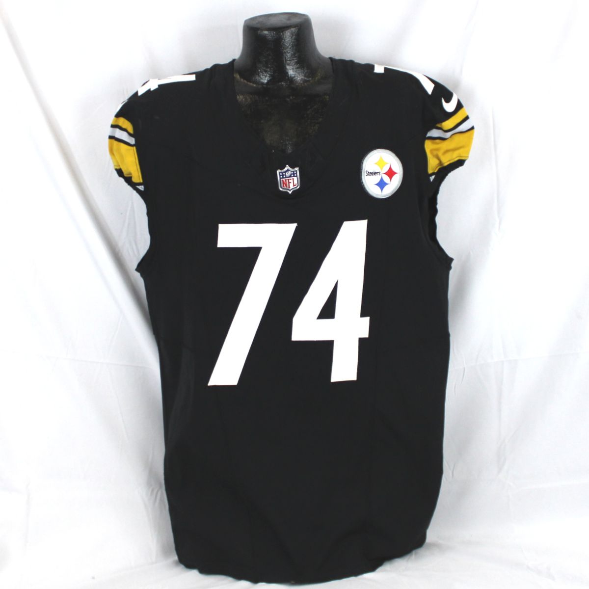 Pittsburgh Steelers #74 Spencer Anderson Home Game Used Jersey* Dublin Game