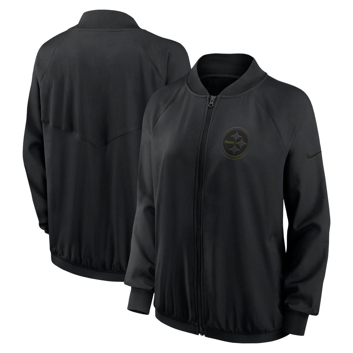 Pittsburgh Steelers Women's Nike Edge Full Zip Jacket 3 Pittsburgh Steelers Women's Nike Edge Full Zip Jacket