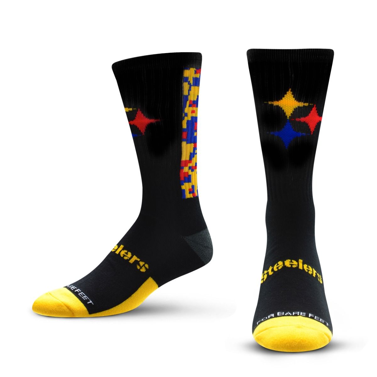 Pittsburgh Steelers Hypocycloid Digi Split Camo Crew Sock 7 Pittsburgh Steelers Hypocycloid Digi Split Camo Crew Sock