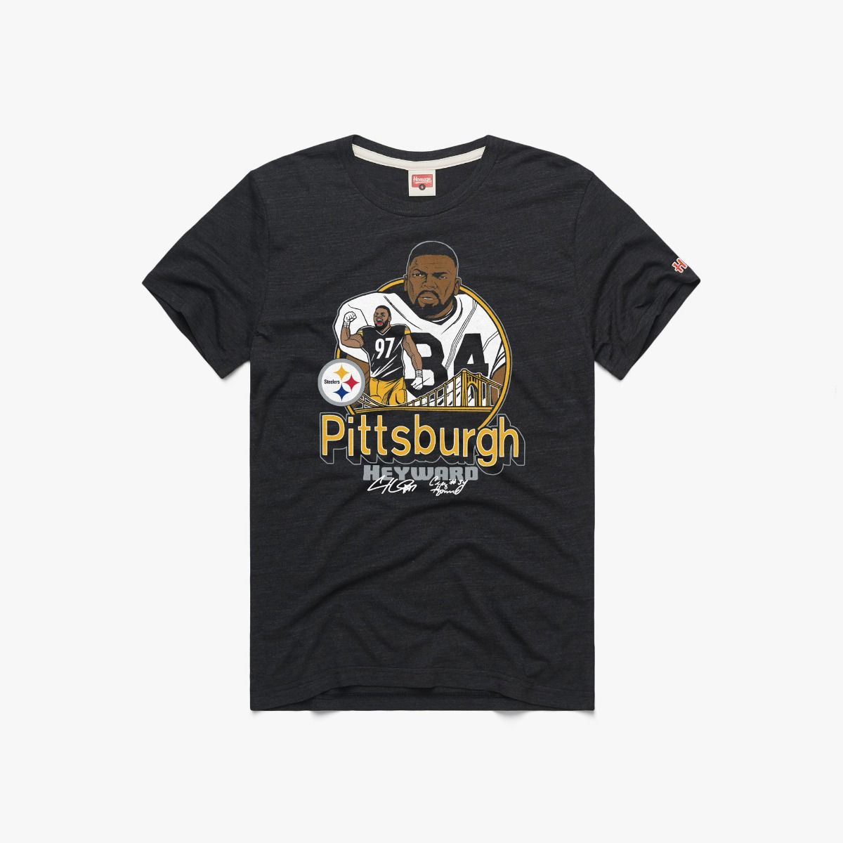 Pittsburgh Steelers Heyward Legacy Short Sleeve T-Shirt 2 Pittsburgh Steelers Heyward Legacy Short Sleeve T-Shirt