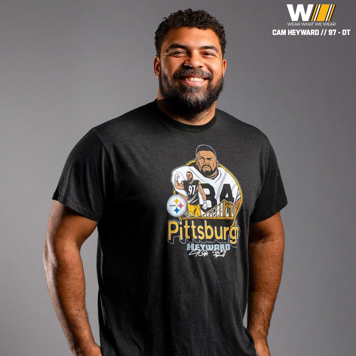 Pittsburgh Steelers Heyward Legacy Short Sleeve T-Shirt 3 Pittsburgh Steelers Heyward Legacy Short Sleeve T-Shirt