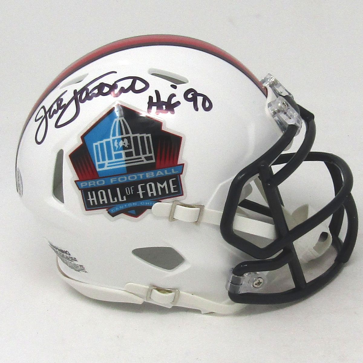 Pittsburgh Steelers #58 Jack Lambert Autographed Riddell Hall of Fame Speed Mini Helmet 1 Pittsburgh Steelers #58 Jack Lambert Autographed Riddell Hall of Fame Speed Mini Helmet