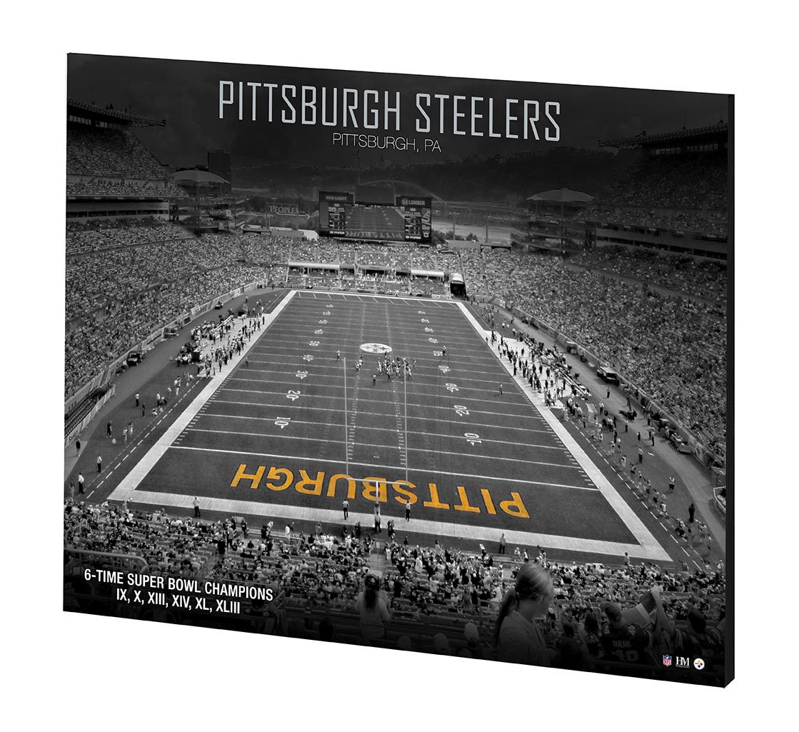 Pittsburgh Steelers 16x20 PleXart 6-Time Super Bowl Champions 1 Pittsburgh Steelers 16x20 PleXart 6-Time Super Bowl Champions