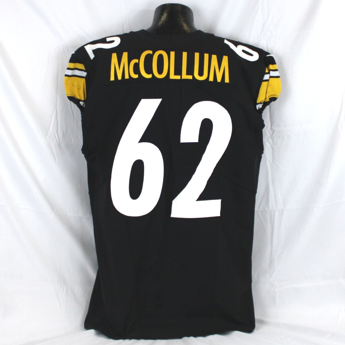 Pittsburgh Steelers #62 Ryan McCollum Home Game Used Jersey* Dublin Game 7 Pittsburgh Steelers #62 Ryan McCollum Home Game Used Jersey* Dublin Game