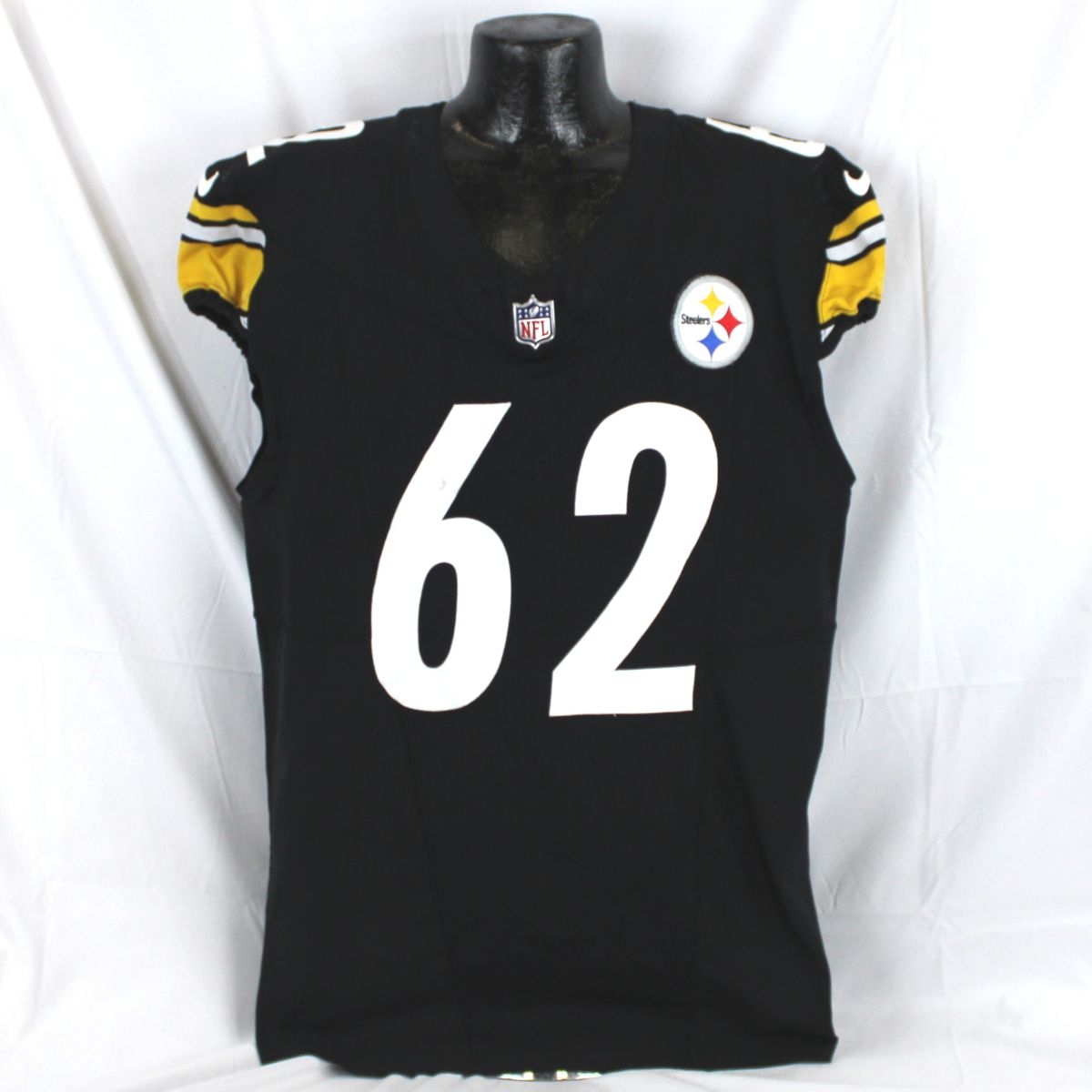 Pittsburgh Steelers #62 Ryan McCollum Home Game Used Jersey* Dublin Game