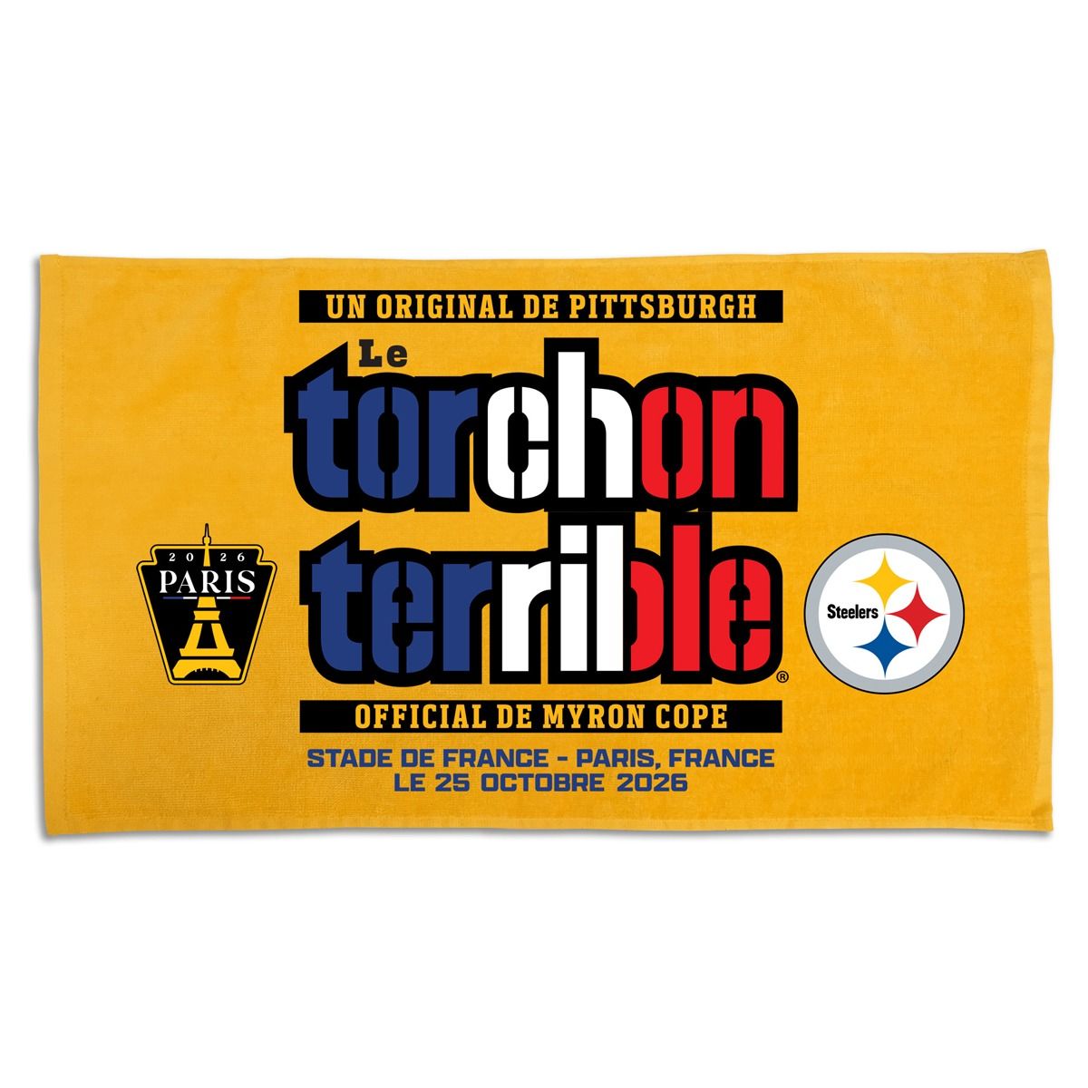 Pittsburgh Steelers Paris French-Inspired Terrible Towel®