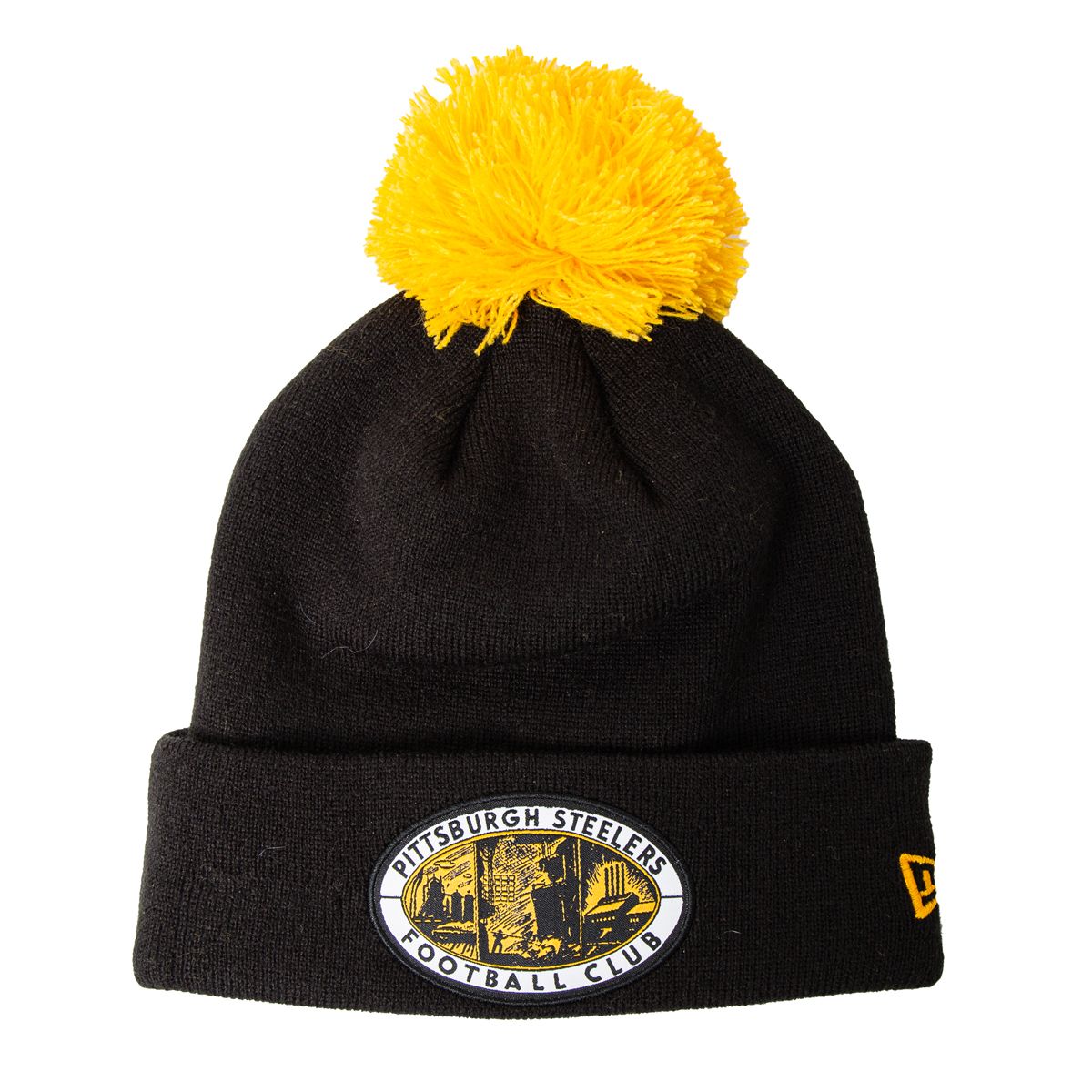 Pittsburgh Steelers New Era Black Historic Football Club Knit Hat 2 Pittsburgh Steelers New Era Black Historic Football Club Knit Hat