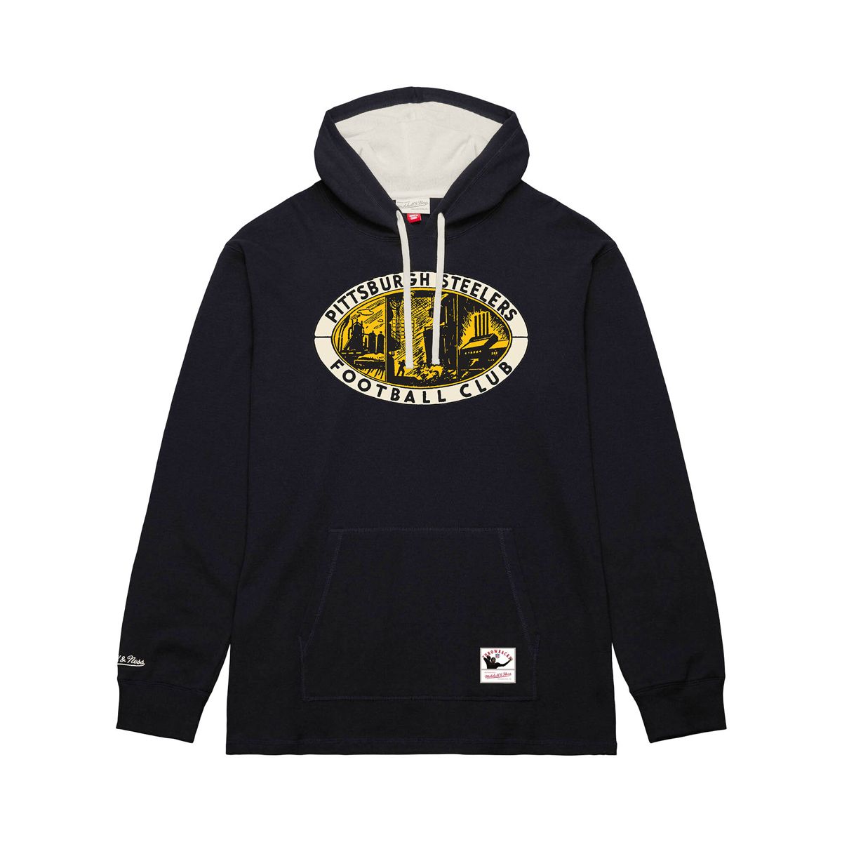 Pittsburgh Steelers Historic Thermal Hooded Long Sleeve T-Shirt