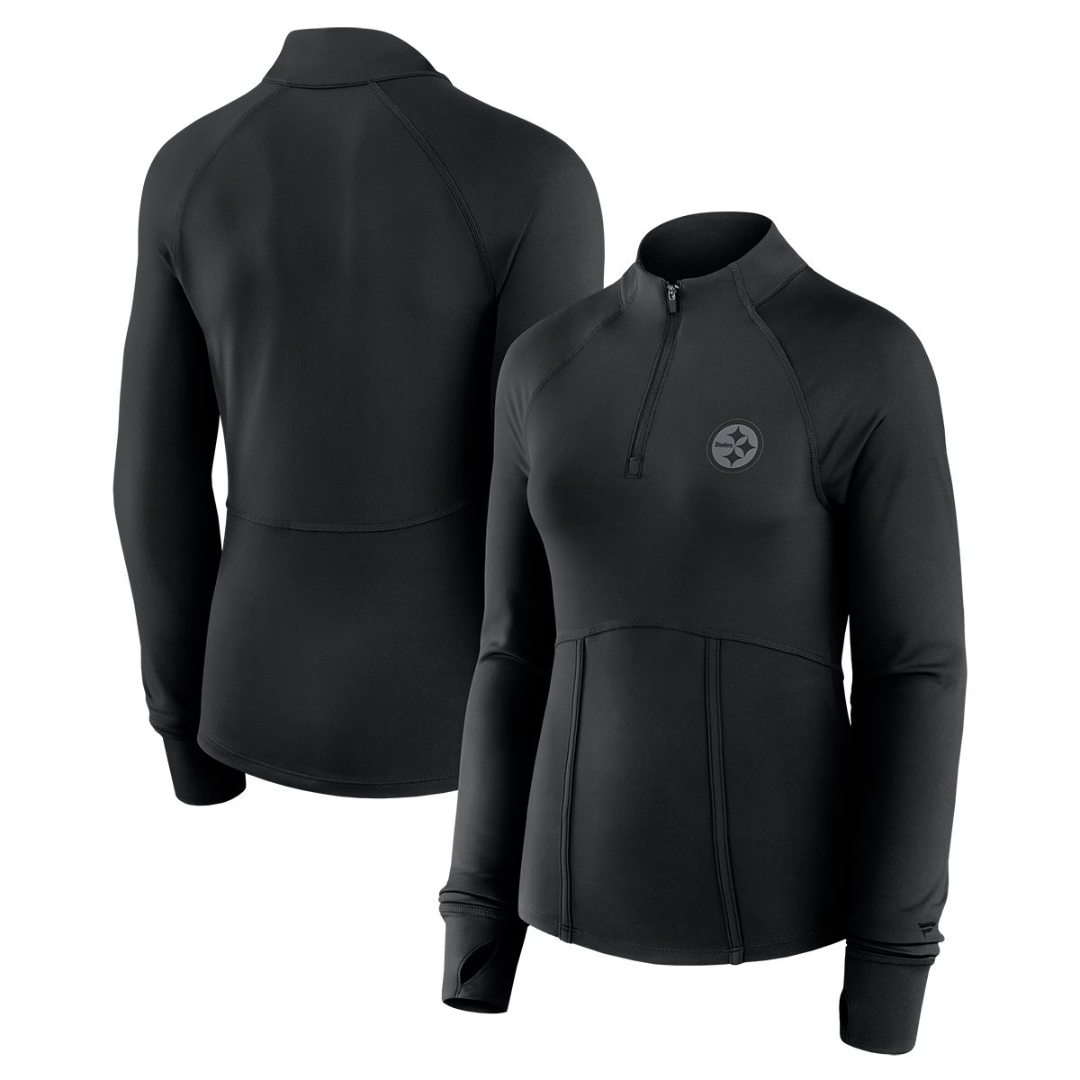 Pittsburgh Steelers Women's Signature Triblend 1/4 Zip 3 Pittsburgh Steelers Women's Signature Triblend 1/4 Zip