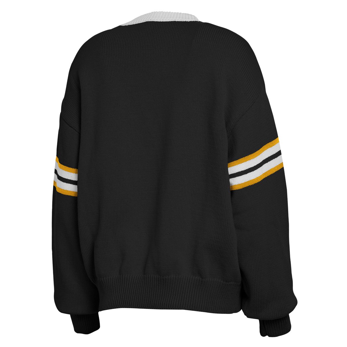 Pittsburgh Steelers Women's Erin Andrews Lace Up Knit Sweater