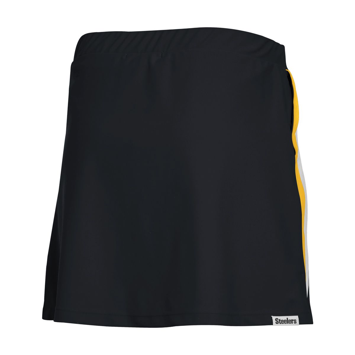 Pittsburgh Steelers Women's Erin Andrews Side Stripe Skort