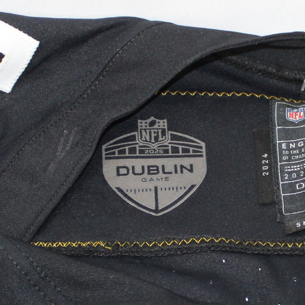 Pittsburgh Steelers #55 Cole Holcomb Home Game Used Jersey* Dublin Game 3 Pittsburgh Steelers #55 Cole Holcomb Home Game Used Jersey* Dublin Game