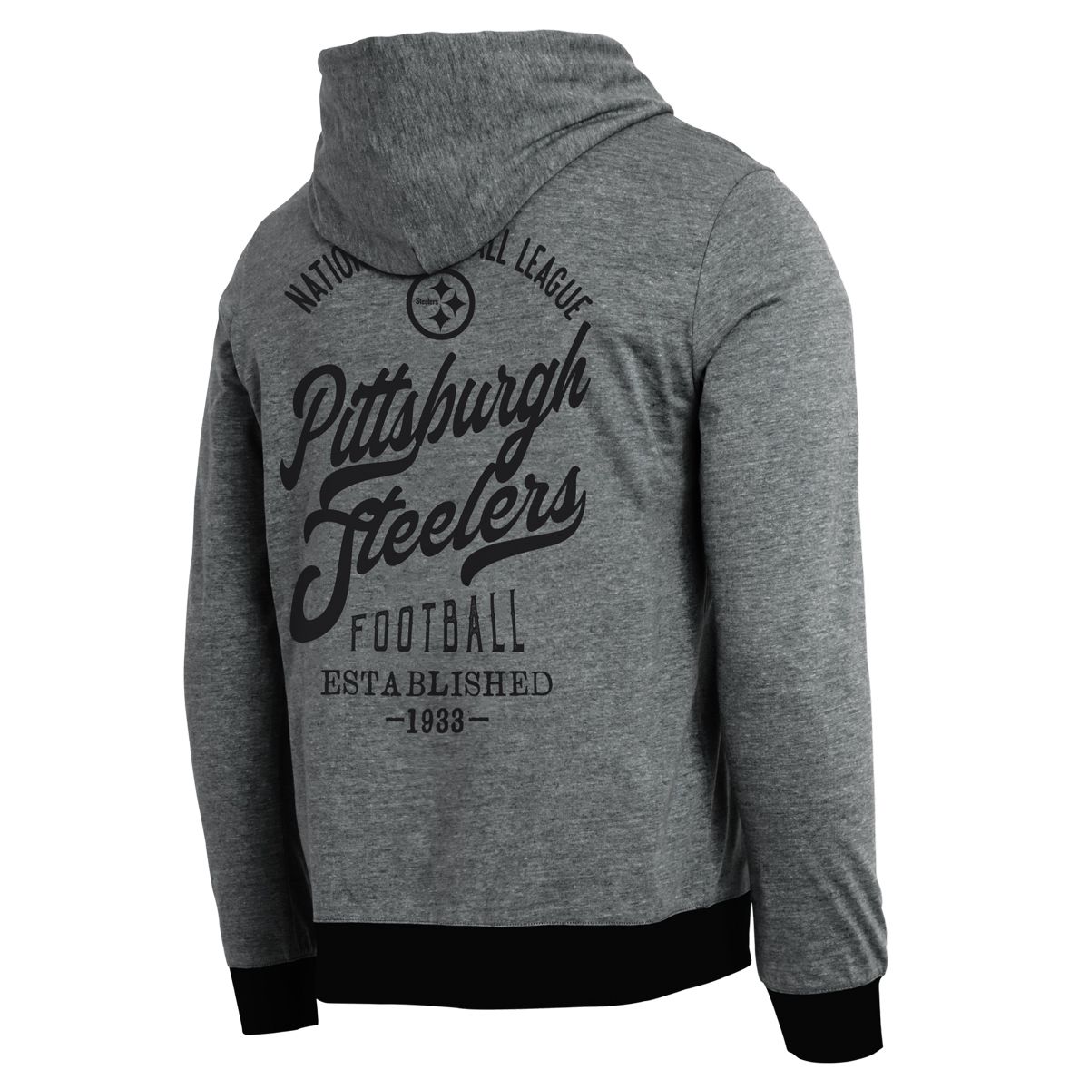 Pittsburgh Steelers Men's Darius Rucker Tonal Pullover Fleece Hoodie 2 Pittsburgh Steelers Men's Darius Rucker Tonal Pullover Fleece Hoodie