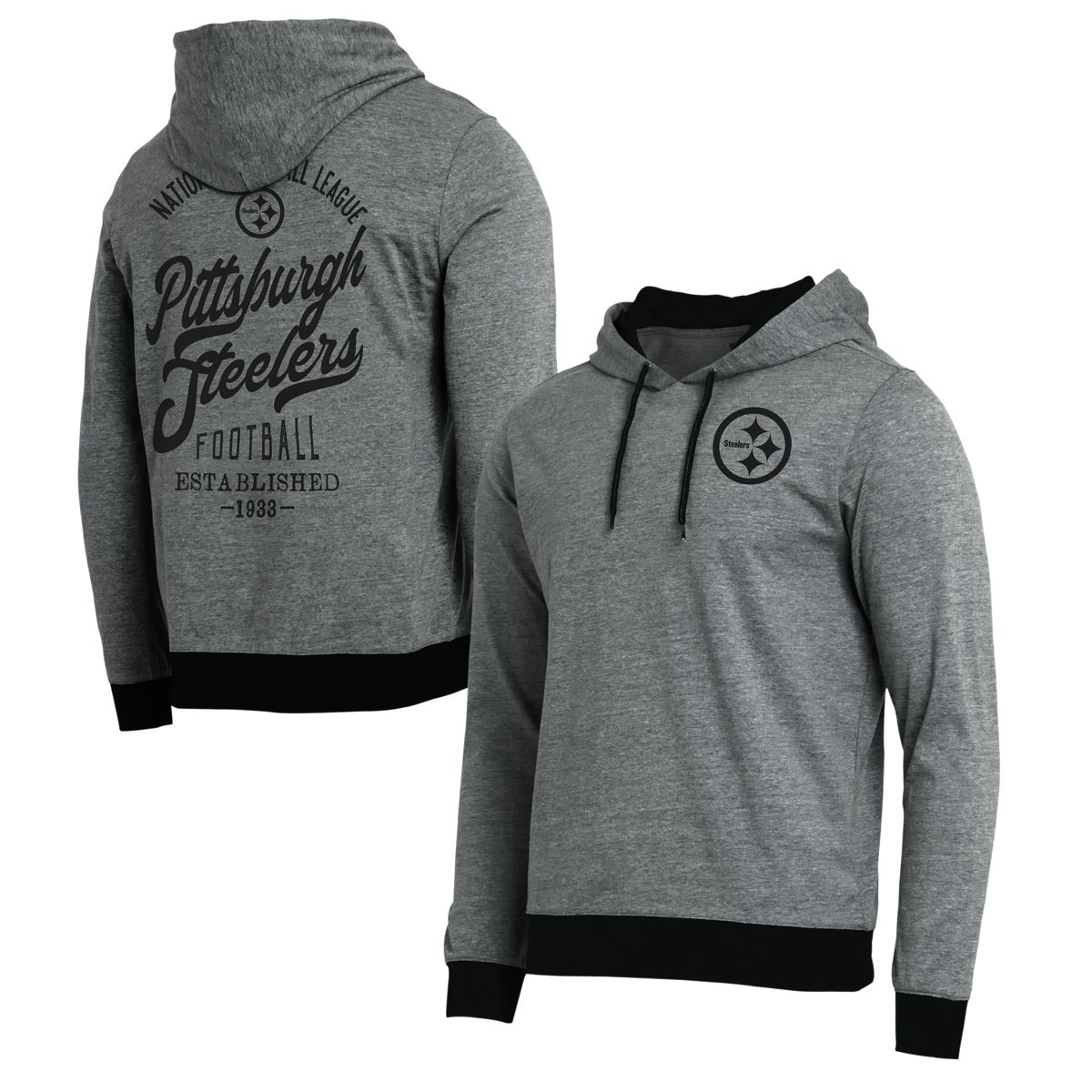 Pittsburgh Steelers Men's Darius Rucker Tonal Pullover Fleece Hoodie 3 Pittsburgh Steelers Men's Darius Rucker Tonal Pullover Fleece Hoodie