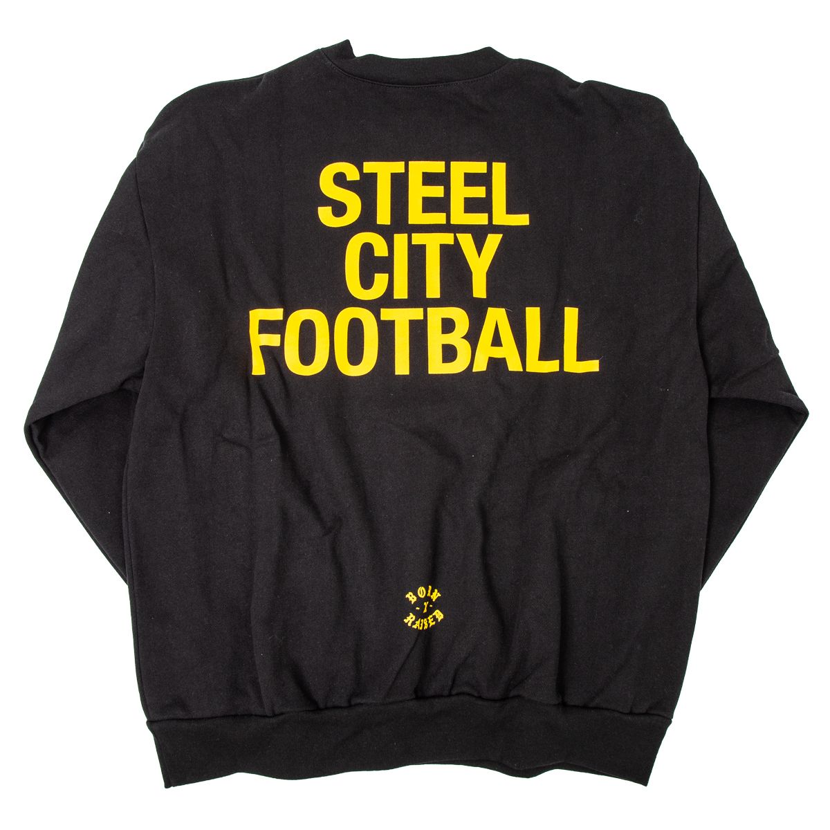 Pittsburgh Steelers Born X Raised Slogan Crewneck 2 Pittsburgh Steelers Born X Raised Slogan Crewneck