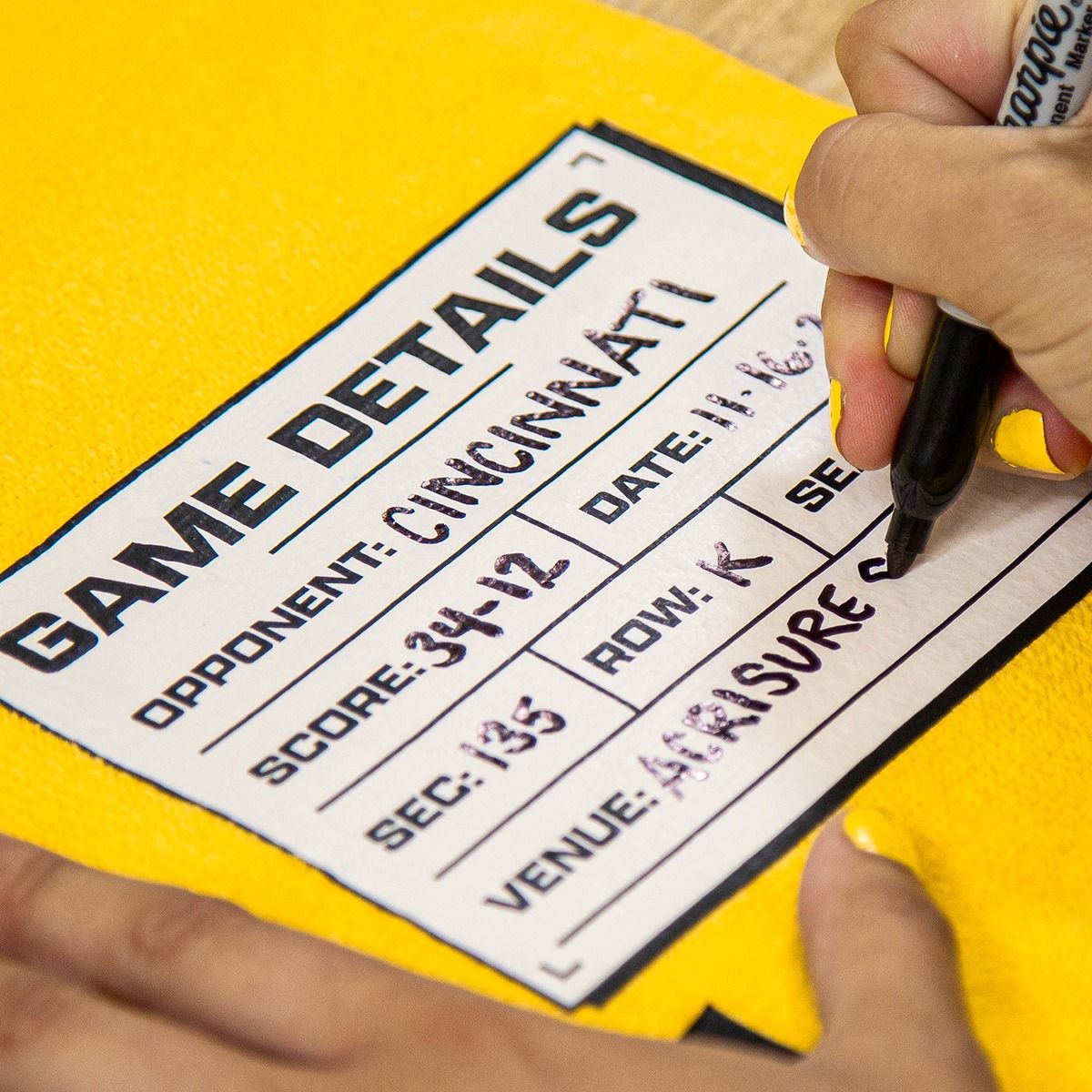 Pittsburgh Steelers My First Game Terrible Towel® 2 Pittsburgh Steelers My First Game Terrible Towel®