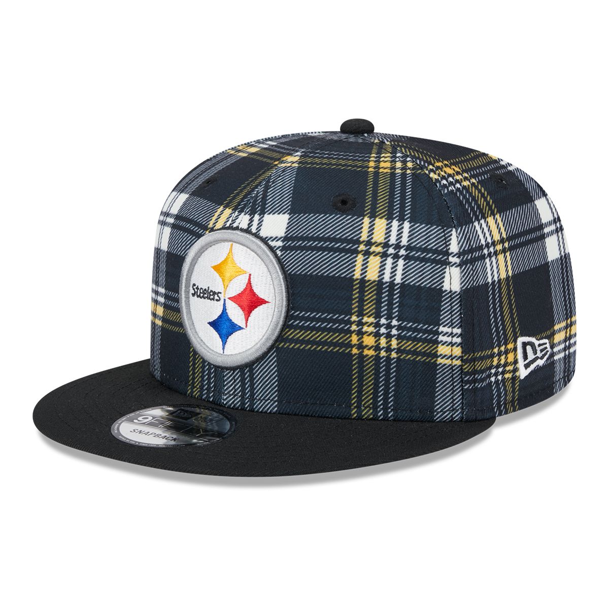 Pittsburgh Steelers New Era 9FIFTY Statement Plaid Sideline Hat