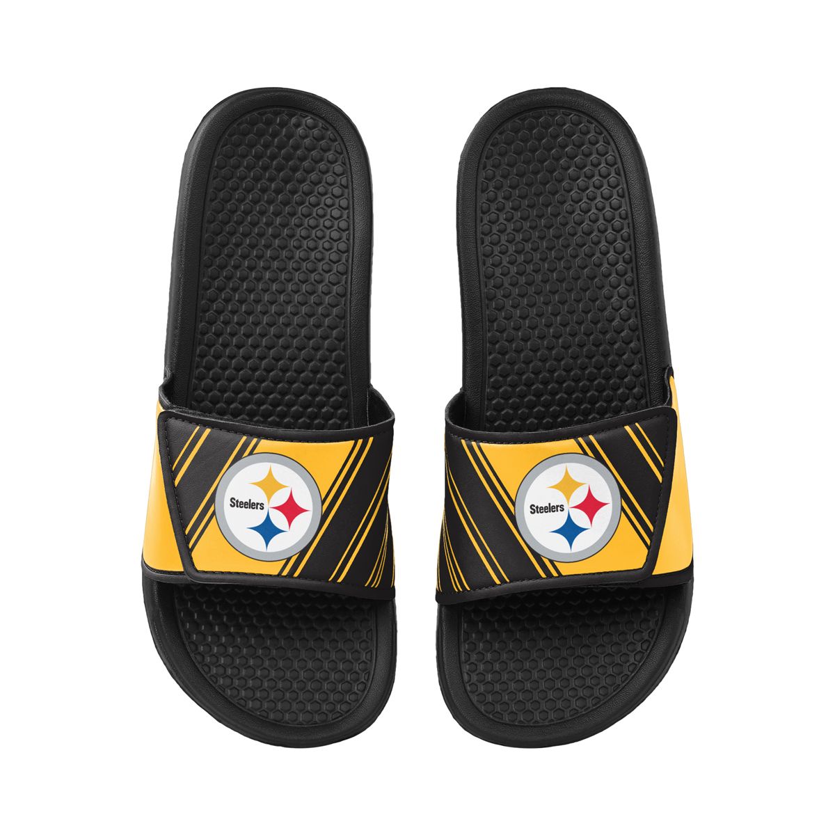Pittsburgh Steelers Youth Repeat Logo Slides 1 Pittsburgh Steelers Youth Repeat Logo Slides