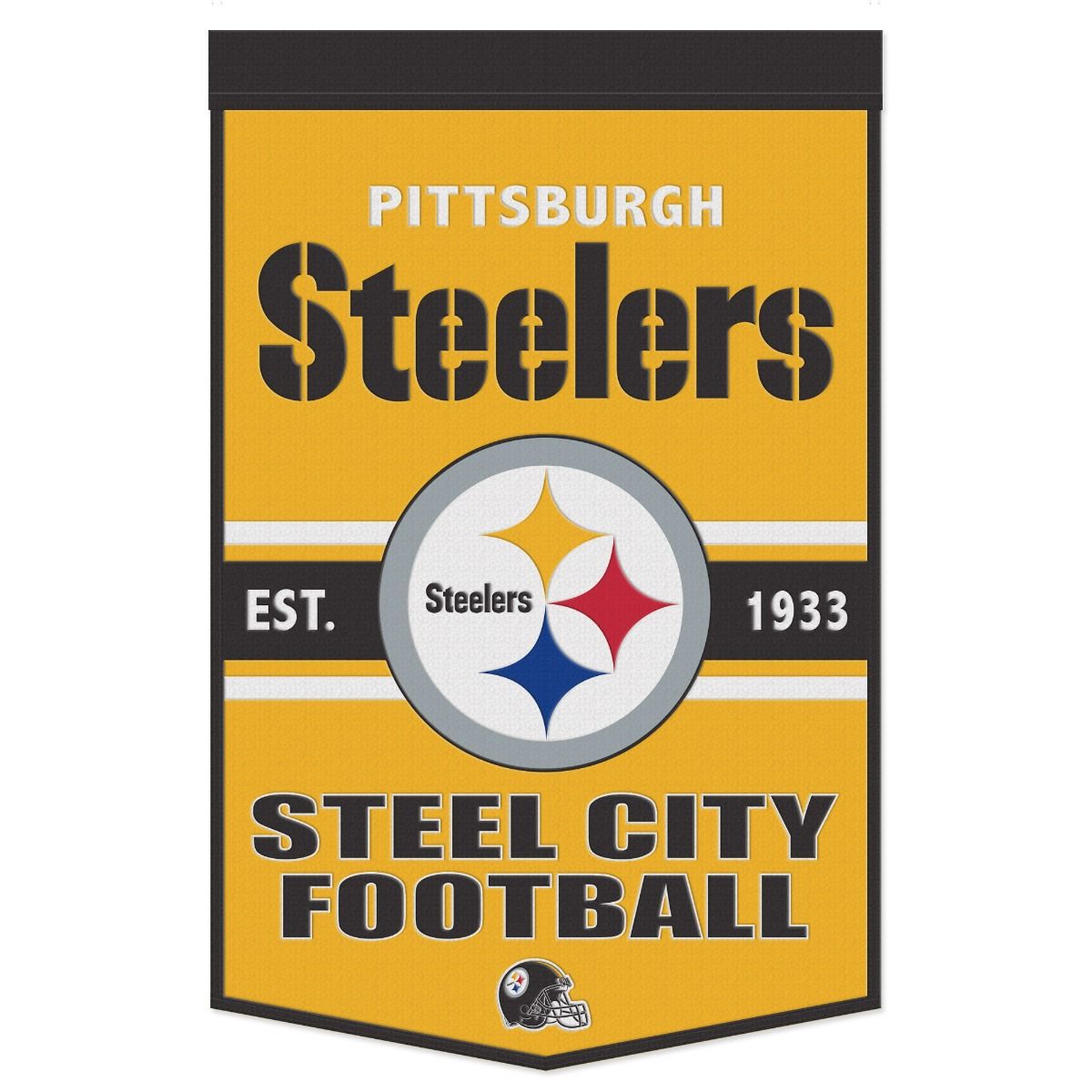 Pittsburgh Steelers Slogan Wool Banner 2 Pittsburgh Steelers Slogan Wool Banner