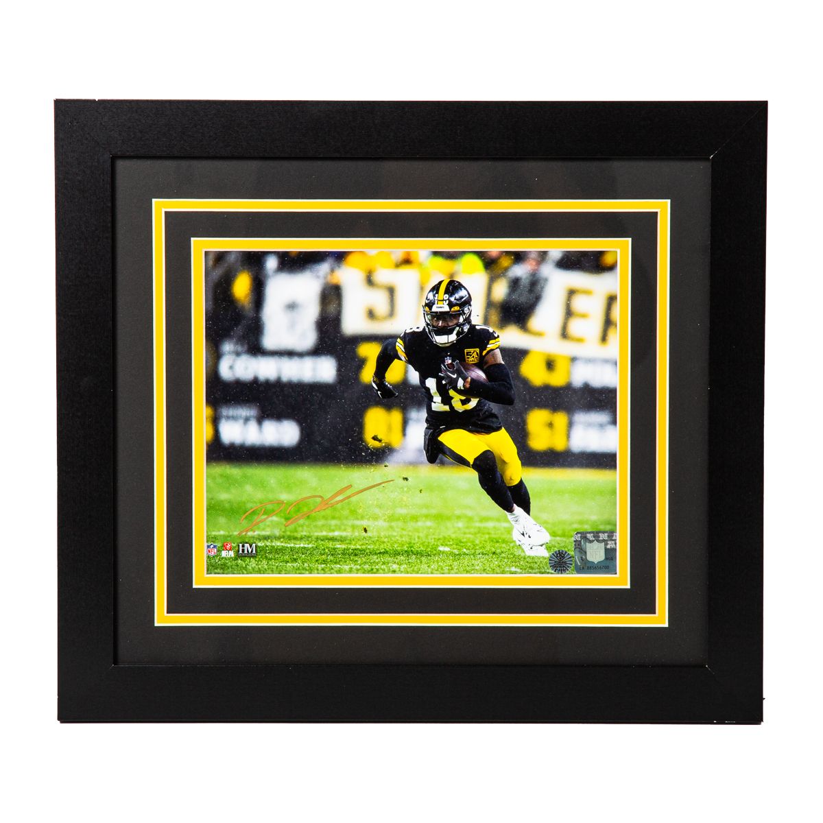 Pittsburgh Steelers #18 Diontae Johnson Signed & Framed 8x10 Photo Run Action