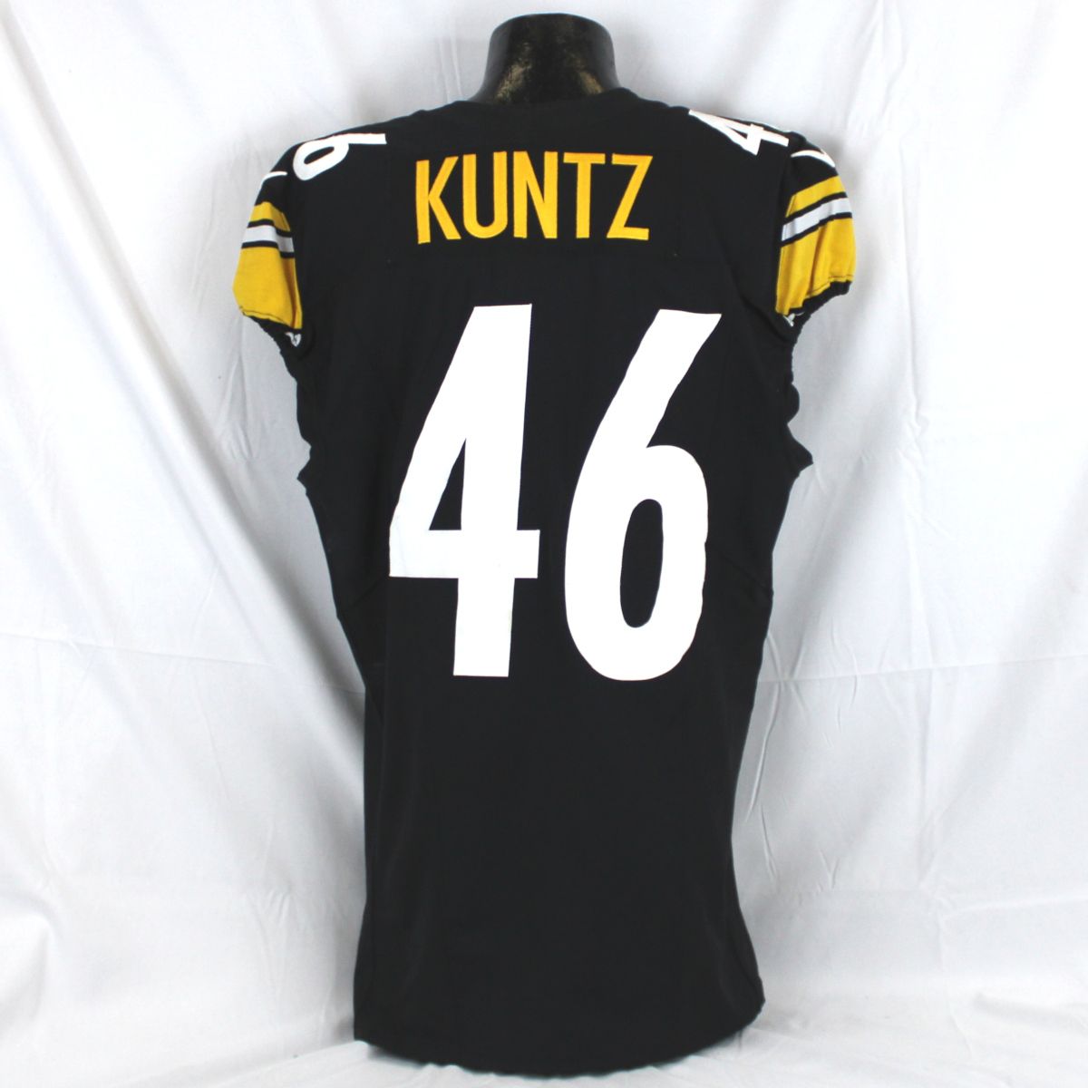 Pittsburgh Steelers #46 Christian Kuntz Home Game Used Jersey* Dublin Game 1 Pittsburgh Steelers #46 Christian Kuntz Home Game Used Jersey* Dublin Game