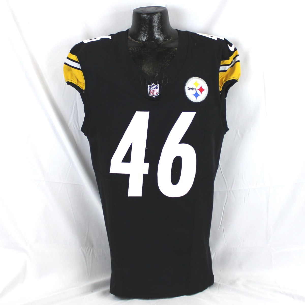 Pittsburgh Steelers #46 Christian Kuntz Home Game Used Jersey* Dublin Game 2 Pittsburgh Steelers #46 Christian Kuntz Home Game Used Jersey* Dublin Game