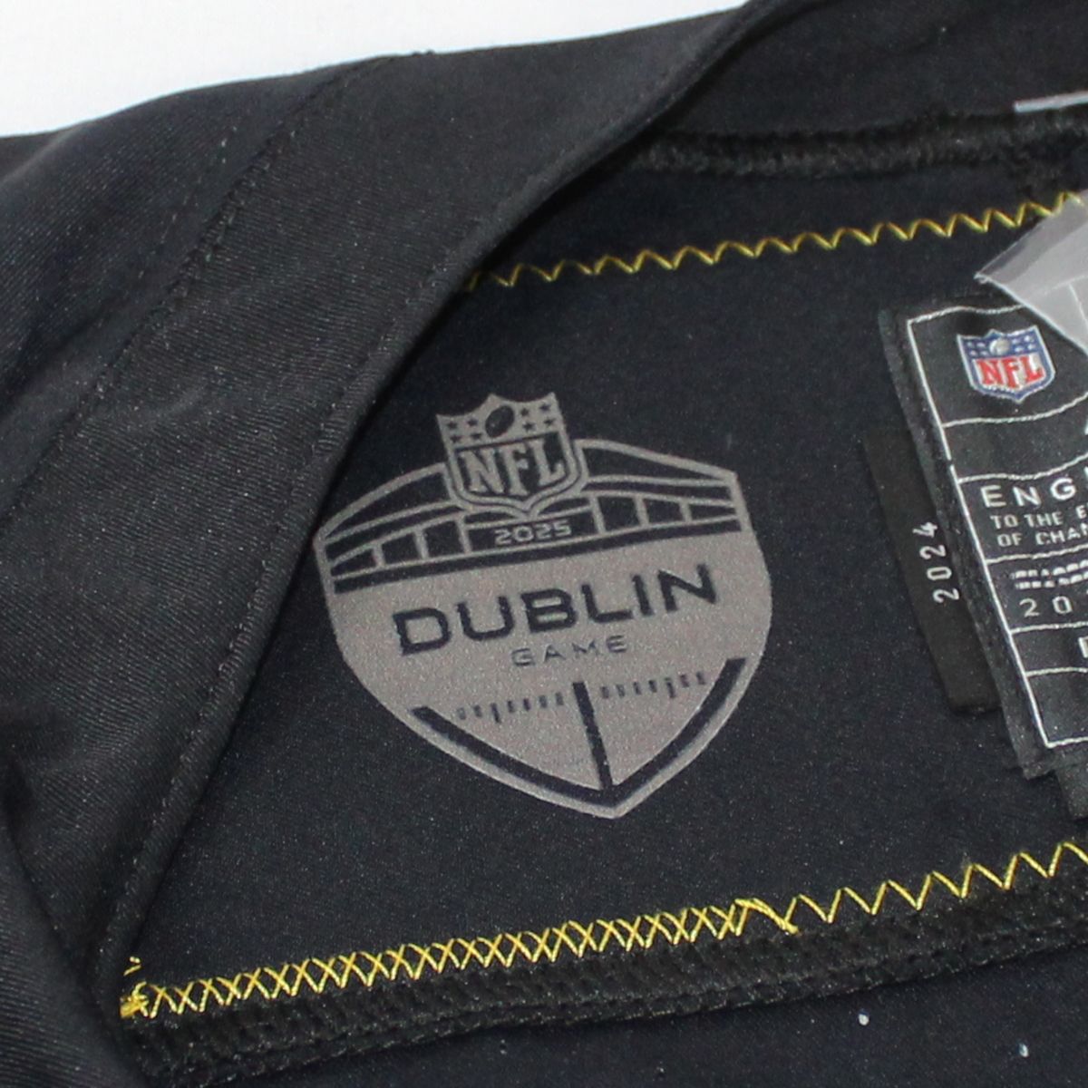 Pittsburgh Steelers #46 Christian Kuntz Home Game Used Jersey* Dublin Game 3 Pittsburgh Steelers #46 Christian Kuntz Home Game Used Jersey* Dublin Game