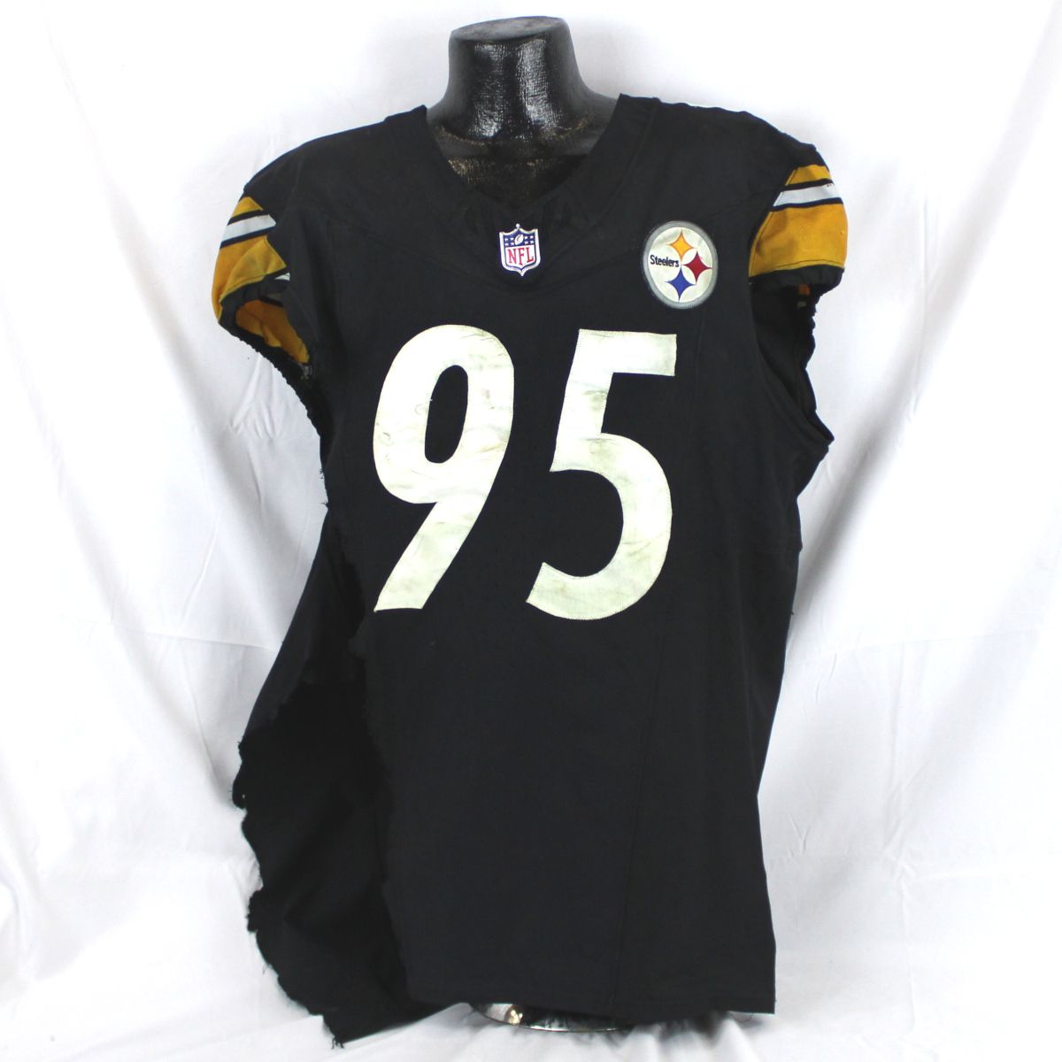 Pittsburgh Steelers #95 Keeanu Benton Home Game Used Jersey* AFC Wild Card Game