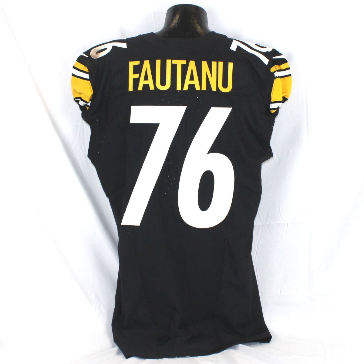 Pittsburgh Steelers #76 Troy Fautanu Home Game Used Jersey* AFC Wild Card Game